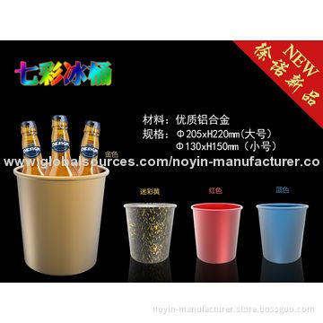 Ice bucket with aluminum material factory directly selling, OEM welcomedNew